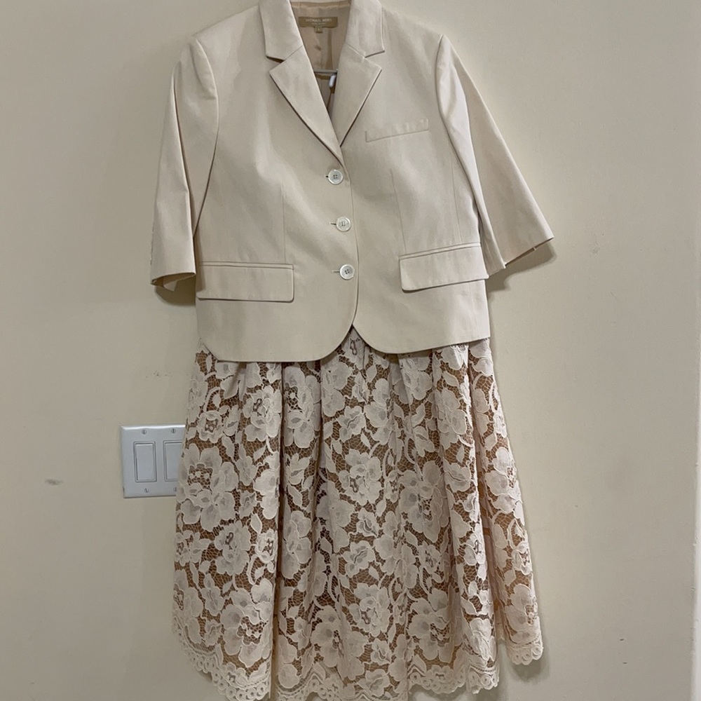 $1995 NWT Michael Kors Collection Skirt Suit, 8